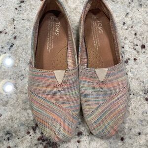 TOMS Women's Colorful Striped Flats